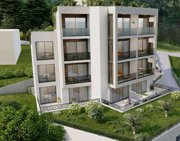 Apartments in a new building in Tivat